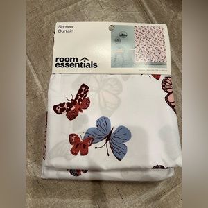 Room Essentials Shower Curtain- Butterfly!  70"x72"